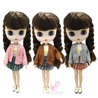 Blythe Doll Sweater Coat For OB24 Ob22 Azone Dress Boots OB23 OB24 1/6 Doll Accessories Electrical Connectors