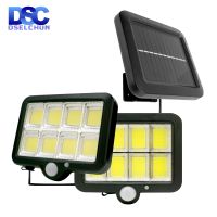 LED Solar Outdoor Light Motion Sensor Flood Light IP65 Waterproof Garden Decoration Garage Patio Light 3 Modes Solar Wall Lamp