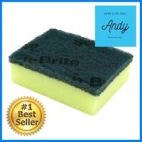 ฟองน้ำพร้อมใยขัด SCOTCH-BRITE 3x4 นิ้วSCOURER SPONGE SCOTCH-BRITE 3X4IN **มีบริการชำระเงินปลายทาง**