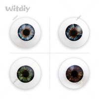 Witdiy Taiwan Acrylic Eyes Acrylic Boat Eyes Suitable for Rebirth Dolls/BJD/Handmade Dolls/OB11/ Ragdolls