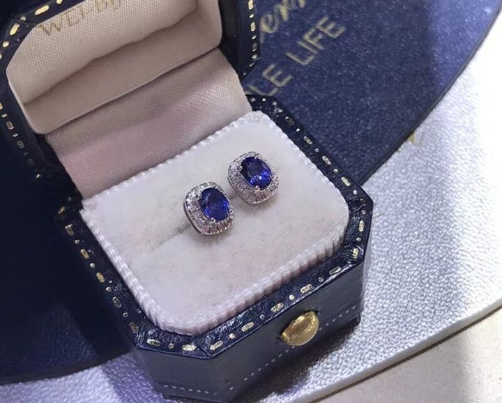 luowend-18k-white-gold-earrings-natural-sapphire-earrings-luxury-natural-diamond-jewelry-for-women-wedding-high-quality