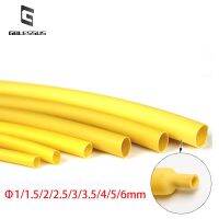 Yellow 2: 1 1m/Batch Heat-shrinkable Double-wall Hose Diameter 1/1.5/2/2.5/3/3.5/4/5/6m High-voltage Insulated Sleeve Electrical Circuitry Parts