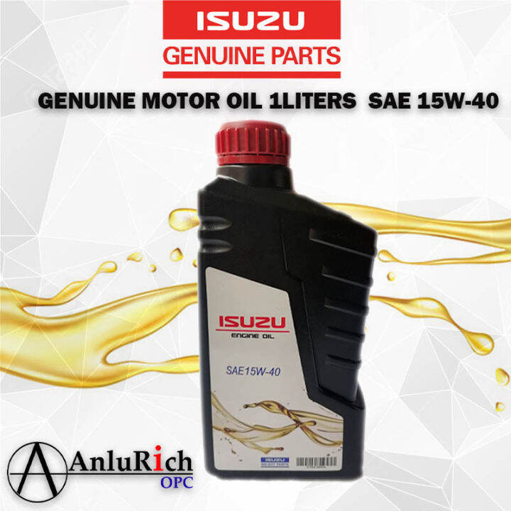 ISUZU Genuine Motor oil Diesel Engine Oil 15w40 1Liter Lazada PH