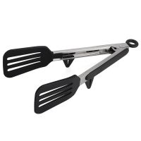 【jw】✕✘  Food Grade Silicone Tongs Utensil Clip Clamp Accessories Salad Serving BBQ Tools