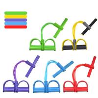 （A New Well Sell ） 5สีท่อน้ำยางดึง RopePilates ออกกำลังกายวงต้านทาน TensionEquipment MusclesTraining เข็มขัด