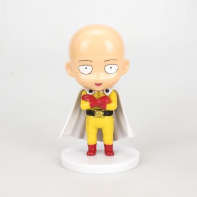 ZZOOI Anime One Punch Man Saitama Action Figure 10cm Height ONEPUNCH MAN 3 Different Saitama Model Collection Toys