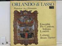 1LP Vinyl Records แผ่นเสียงไวนิล ORLANDO DI LASSO REQUIEM ZU 5 STIMMEN (J15D34)