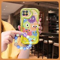 interest For Girls Phone Case For OPPO F17 Pro/Reno4 Lite/A93 4G/Reno4F texture flower three-dimensional Love bracelet