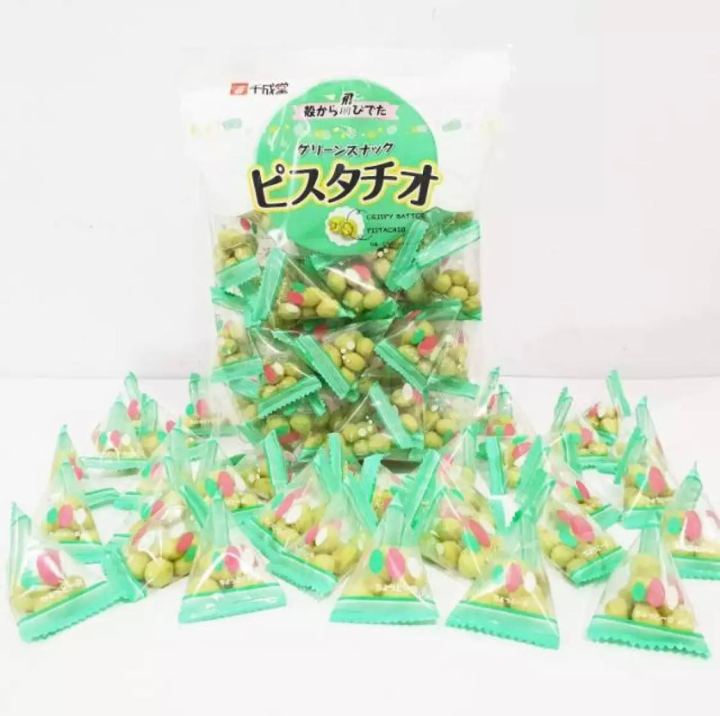 sennarido-green-snack-pistachios-ถั่วพิสตาชิโอญี่ปุ่นเคลือบแป้งอบกรอบ-รสดั้งเดิม-ขนาด-80กรัม