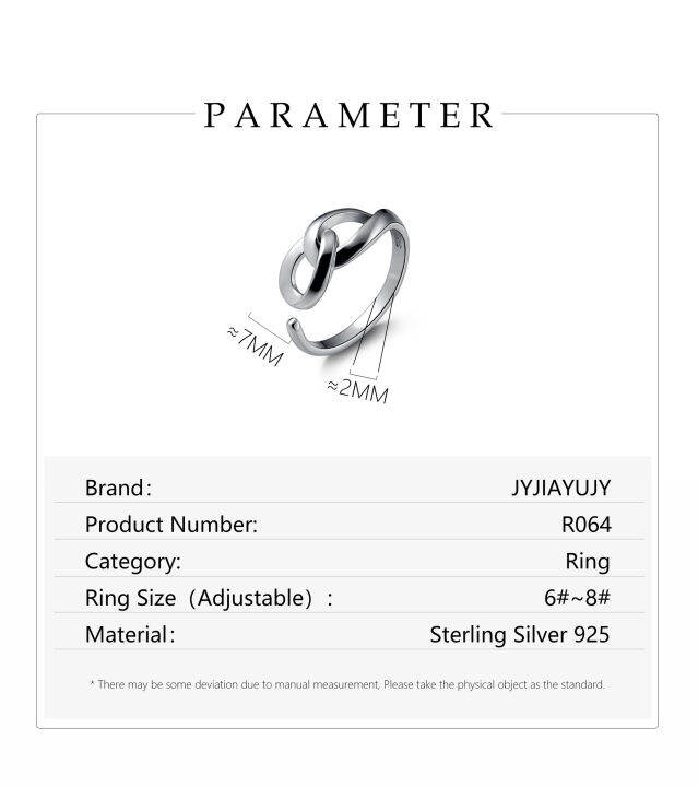 jyjiayujy-แหวน-s925เงินสเตอร์ลิงทั้งหมด100-สลักดีไซน์แบบปรับได้คุณภาพสูงแฟชั่นแพ้ง่ายเป็นของขวัญสำหรับใช้ในชีวิตประจำวัน-r064