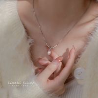 [COD] necklace womens light luxury niche design high-end sweater chain 2022 new trendy simple collarbone wholesale