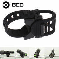 GCD Black Rubber BIKE โคมไฟด้านหน้า Light CLAMP headlight Holder 360C หมุนได้