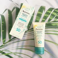 (Aveeno®) Positively Mineral Sensitive Skin Sunscreen SPF 50, 59 or 88 mL อาวีโน่ ครีมกันแดดผิวหน้า สำหรับผิวบอบบาง แพ้ง่าย