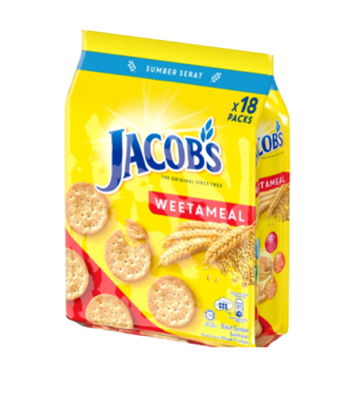 Jacob's Weetameal Wheat Crackers (504g) *N Lazada