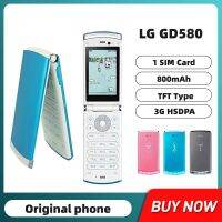 GD580 ปลดล็อก LG GD580 800mAh 3.15MP ภายนอกซ่อน OLED จอแสดงผลโทรศัพท์มือถือจัดส่งฟรี