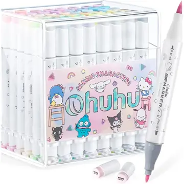 Ohuhu illustration Marker 36 Skin Color Brush Type with Blender Pen