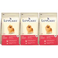 Luv care อาหารสุนัข รส ตับ นม ผักและไข่ สำหรับสุนัขโต พันธุ์เล็ก 2kg (3 ถุง) Liver Milk Vegetable &amp; Eggs Flavor for Adult Small Breed Dog Food 2kg (3 Units)