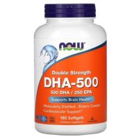 Now Foods, DHA500/EPA250, Double Strength, 180 Softgels