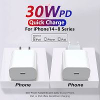 สำหรับ Apple ชาร์จ PD 30W USB Type C แบบดั้งเดิมสำหรับ14 13 12 11 Pro Max SE Mini X XS XR 7 8 Plus Airipad Pods ชาร์จเร็ว