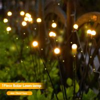 【CW】 Outdoor Garden Powered Landscape Lights Firefly Lawn