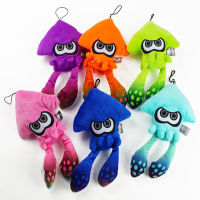 25ซม. Splatoon Inkling Squid Plush ตุ๊กตาของเล่นตุ๊กตาสัตว์ตุ๊กตาจี้ของขวัญคริสต์มาสน่ารักสำหรับเด็ก