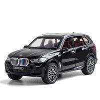 1/32โลหะผสมหล่อ X5 SUV รุ่นรถของเล่นจำลองแสงเสียงดึงกลับประตูเปิดของเล่นยานพาหนะสำหรับเด็กของเล่นสำหรับเด็ก ef toy