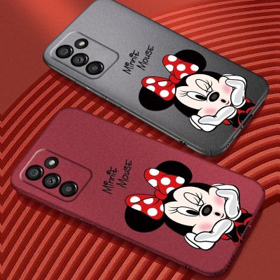 สำหรับ Tecno Pova 4 Pro 3 2 NEO Pova4 Lovey Minnie ตลกยางฝาครอบโทรศัพท์ Liquid ซิลิคอนกรณีกันกระแทกปลอก