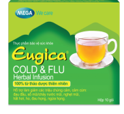 CHÍNH HÃNG - EUGICA COLD & FLU 10 gói hộp -Tinh Chất Thảo Dược Dạng Trà Hỗ