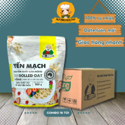 Combo 10 Túi 500g Yến Mạch Cán Dẹt nhập khẩu Úc chính hãng Mr Johnny