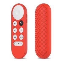 Non-slip Soft Silicone Case Remote Control Protective Cover Shell for-Google Chromecast TV 2020 Voice Remote Control