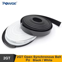 POWGE 5meters GT2 Timing Belt W 6/9/10/15mm PU With Steel Core 2GT Synchronous Open Belt Fit GT2 Pulley 3D Printer Accessory