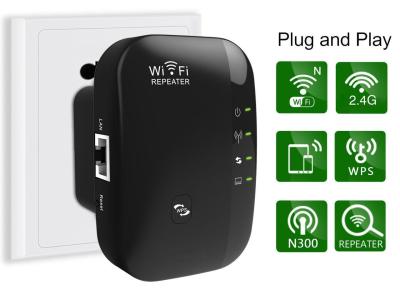 Wireless-N Wifi Repeater 802.11n / b / g เครือข่าย Wi Fi เราเตอร์ 300 Mbps ช่วง E Xpander ขยายสัญญาณ Booster Extender WIFI Ap Wps การเข้ารหัส
