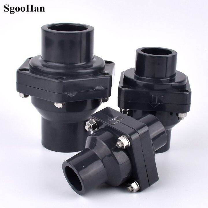 {Tool fittings} I.D20mm 75mm UPVC Flap Check Valve Plastic Sewer Drain Pipe Water Pump Anti