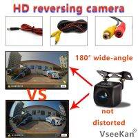 กล้องท้ายรถติดรถ HD 180 ° 1080p720pCCD แก้ไขมุมมองกว้างการมองเห็นได้ในเวลากลางคืนชัดเจนกันน้ำและกันกระแทก