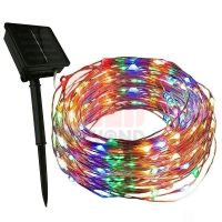 2pcs LED Tenaga Surya Outdoor 10M LED String Lampu Peri Liburan Natal Garland Pesta Taman Tenaga Surya Tahan Air Dekorasi cahaya