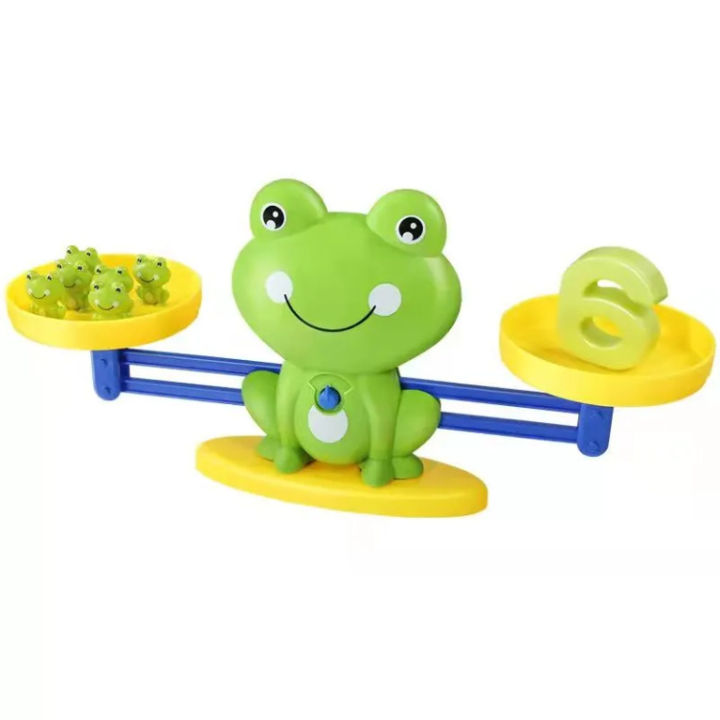 tiktok-frog-balance-toy-mathematics-digital-logic-thinking-training-เกมแบบโต้ตอบสำหรับแม่และเด็กอุปกรณ์ช่วยสอนเพื่อการศึกษาสำหรับเด็ก