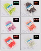 100pcs Self-locking Nylon Cable Ties 18 color Plastic Zip Tie  wire binding wrap straps   3*100 Cable Management