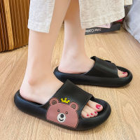 Uni Summer Slippers Quality EVA Cute Cartoon Soft for House Indoor Slippers for Women and Couple Outdoor Street Slipper Shoes