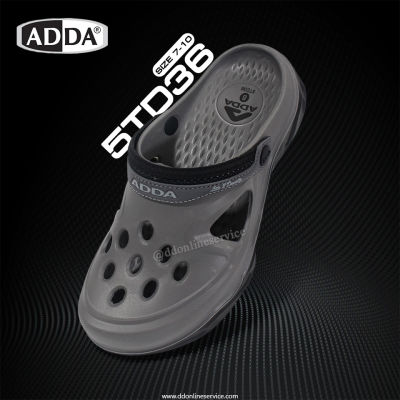 ADDA รุ่น 5TD36-M1 รองเท้าแตะเปิดส้น รองเท้าหัวโต แบบมีสายรัดส้น รองเท้าลำลอง รองเท้าแอดด้า รองเท้าผู้ชาย รองเท้ายาง ADDA แท้100%