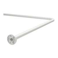 ▪℡☂ PUTIH Vikarn shower Curtain Rod White 90 160 cm