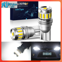 RTO หลอดไฟ Led W5W T10 2ชิ้นสำหรับตั้งจอดรถไฟโดมแผนที่ภายใน12V สีขาว6500K