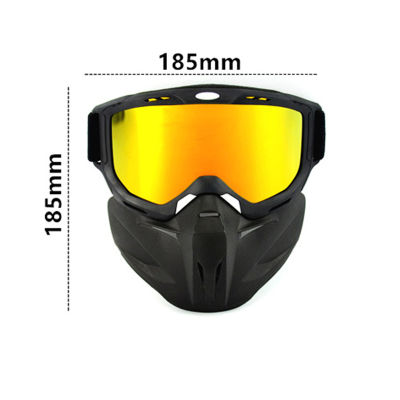 Motorcycle Goggles Off-Road Helmet Goggles Windproof Glasses Goggles Mask Goggles Ski safe mirror helmetty protective ski masks
