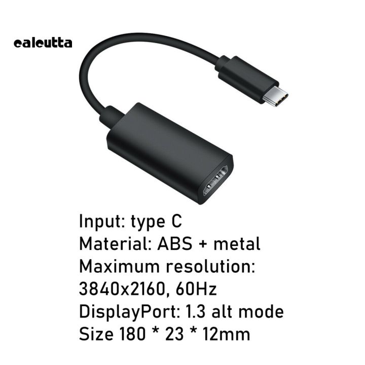 calcutta-อะแดปเตอร์-usb-3-1-abs-type-c-เป็น-hdmi-ประสิทธิภาพสูง-สําหรับแล็ปท็อป