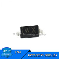 100Pcs BZT52C2V4 SOD-123 (WX) 1206 2.4V ซิลค์สกรีน: WX ไดโอด Zener SMD ใหม่