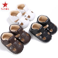 SZWL Baby Infant Boys Magic Sticker Nonslip Flat Sandals