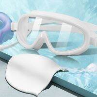 ：《》{“】= Big Frame Professional Swimming Waterproof Soft Silicone Glasses Swim Eyewear Anti-Fog  Men Women  For Men Women