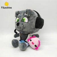 Bobicraft Gitd Wolf ตุ๊กตาหนานุ่มตุ๊กตาผ้ากำมะหยี่ตุ๊กตาสัตว์ยัดไส้นุ่มของขวัญสำหรับเด็กของขวัญของสะสมแฟนๆ【cod】