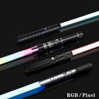 นีโอพิกเซล Lightsaber Xenopixel ไฟโลหะดาบเลเซอร์ RGB ดาบดาบของเล่นดาบต่อสู้หนักแสงเสียงคอสเพลย์อุปกรณ์ประกอบฉากบนเวที