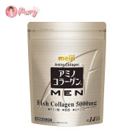 (Meiji MEN) เมจิ เมน คอลลาเจนเปปไทด์ 5,000 มก. Amino Collagen สูตรพิเศษ สำหรับผู้ชายโดยเฉพาะ สำหรับ 14 วัน บรรจุ 98g