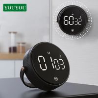 Magnetic Kitchen Timer LED Digital Timer Manual Countdown Timer Alarm Clock Cooking Shower Study Fitness Stopwatch Time Master